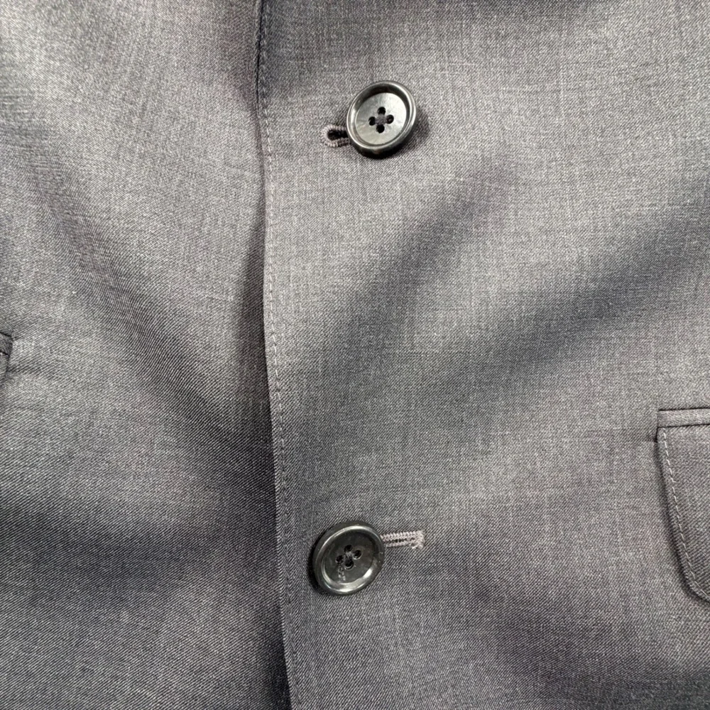 Bonobos Suit Jacket Mens 42S Grey Slim Fit Worsted Wool Blazer 24339-GYU61